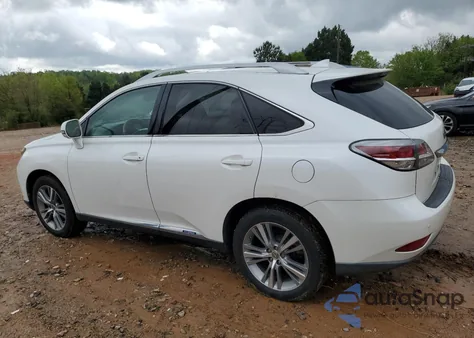2015 Lexus Rx 450H из США, поврежденный, VIN 2T2BC1BAXFC006863